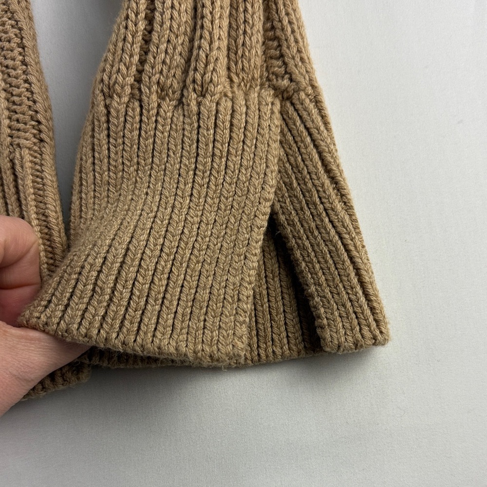 Banana Republic Chunky Knit Sweater Tan Size L - Picture 5 of 7